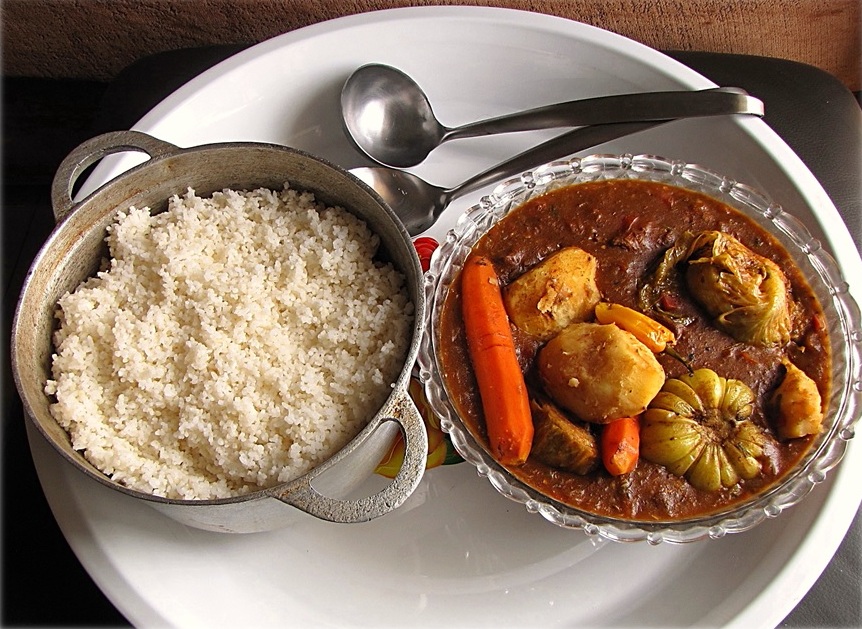 Mafé sénégalais à la pâte d'arachide